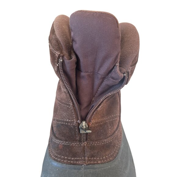 Sorel Cold Mountain Zip Boots Men’s 12 Waterproof Suede Thinsulate Winter Snow - Picture 8 of 10